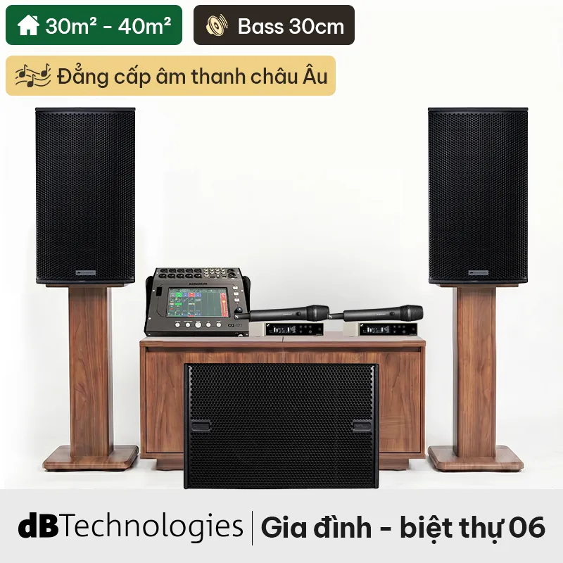 Dàn karaoke siêu cao cấp cho gia đình - biệt thự 06
