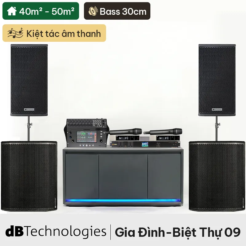 Dàn Karaoke Siêu Cao Cấp Cho Gia Đình - Biệt Thự 09