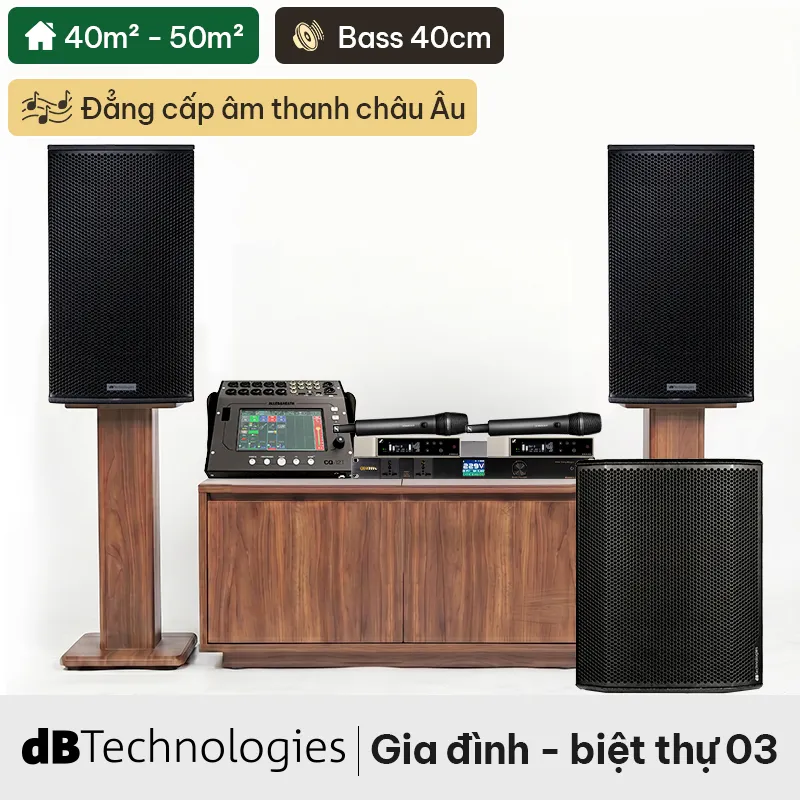 Dàn karaoke siêu cao cấp cho gia đình - biệt thự 03