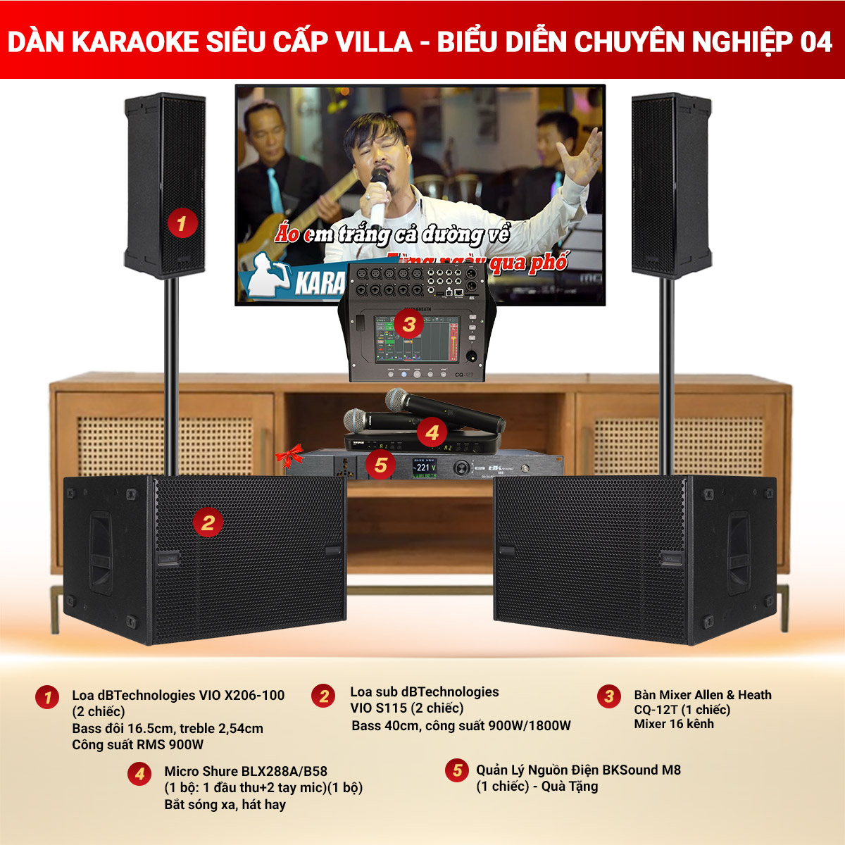 D&agrave;n karaoke si&ecirc;u cấp Villa - biểu diễn chuy&ecirc;n nghiệp 04