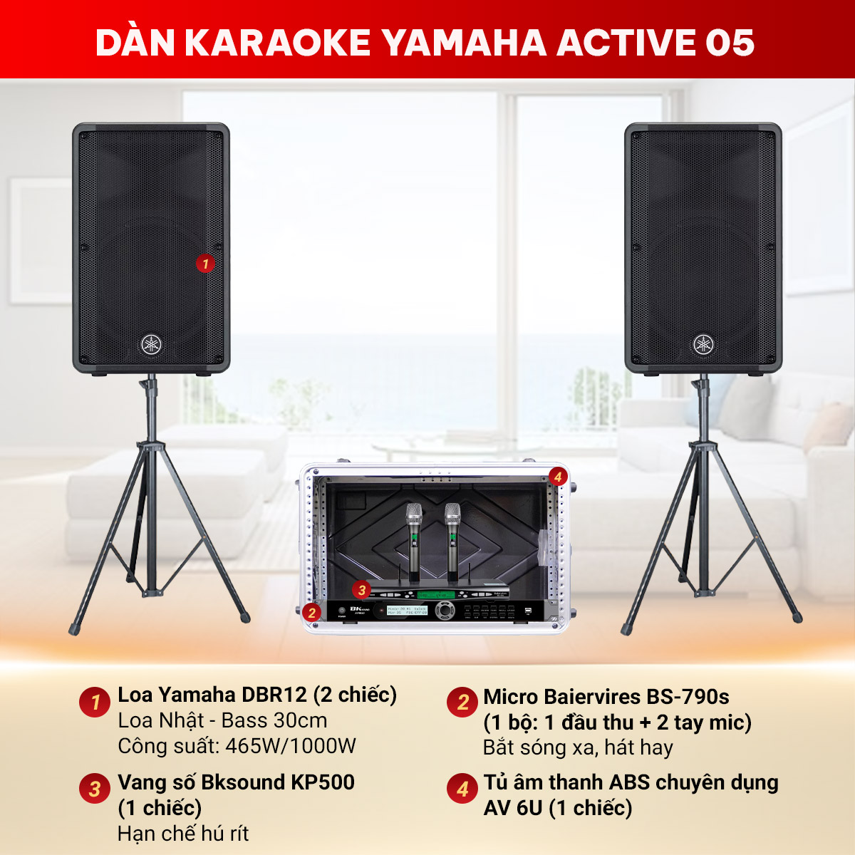 Dàn Karaoke Yamaha Active 05
