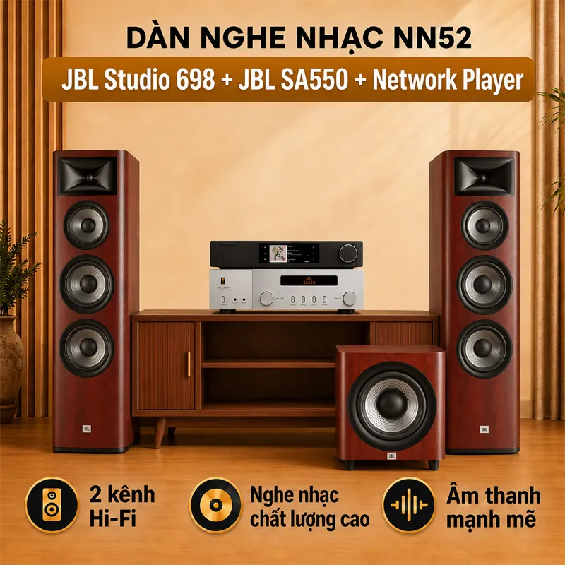 Dàn nghe nhạc 2 kênh Stereo BC-NN52