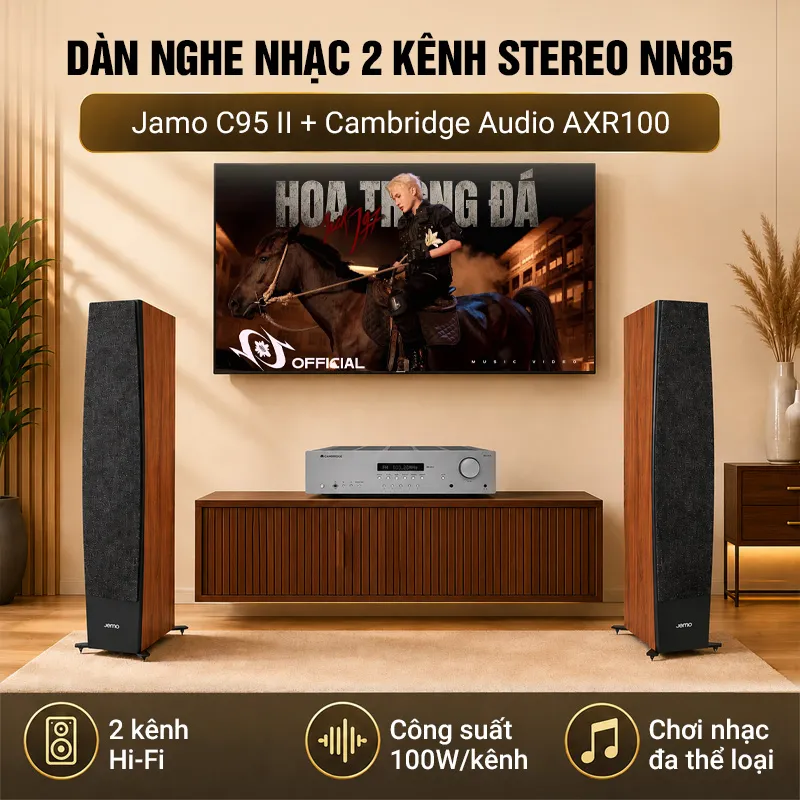 Dàn nghe nhạc 2 kênh Stereo NN85