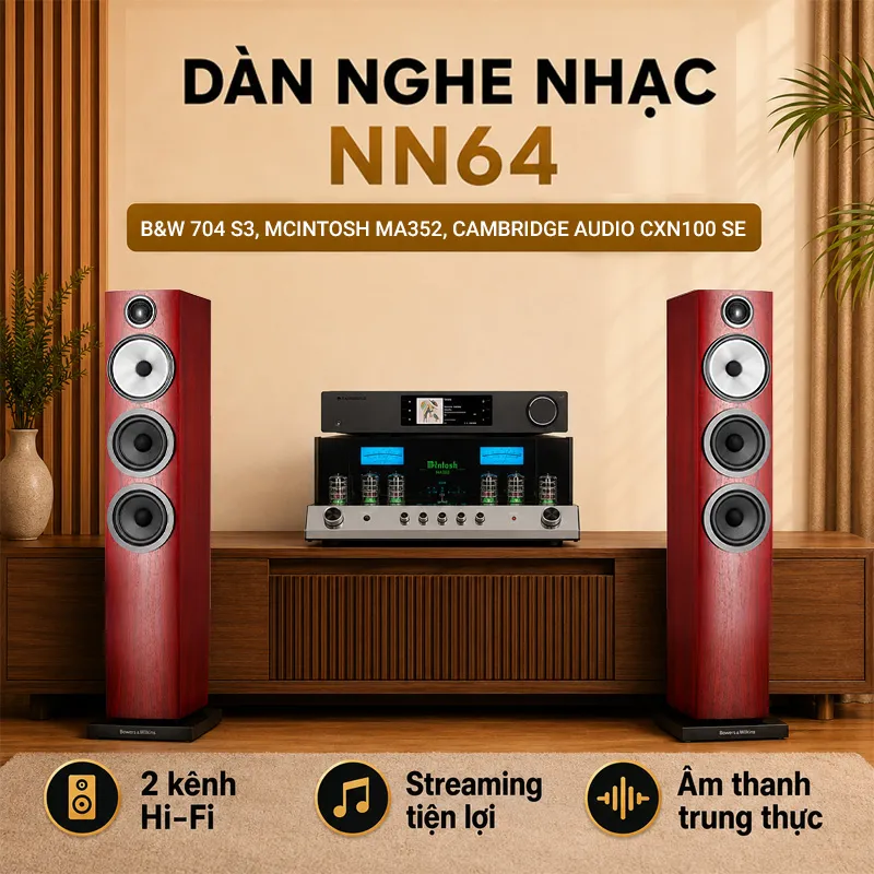 Dàn nghe nhạc cao cấp NN64