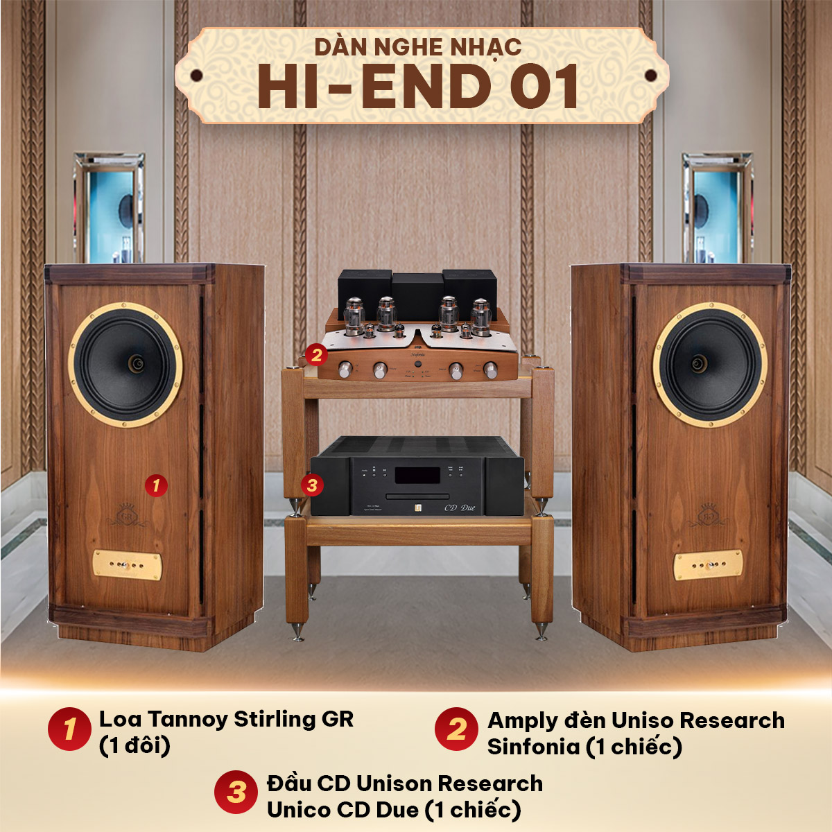 Dàn nghe nhạc Hi-end 01