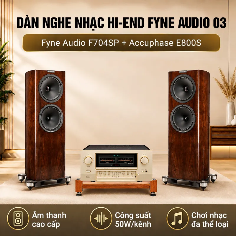Dàn nghe nhạc Hi-end Fyne Audio 03