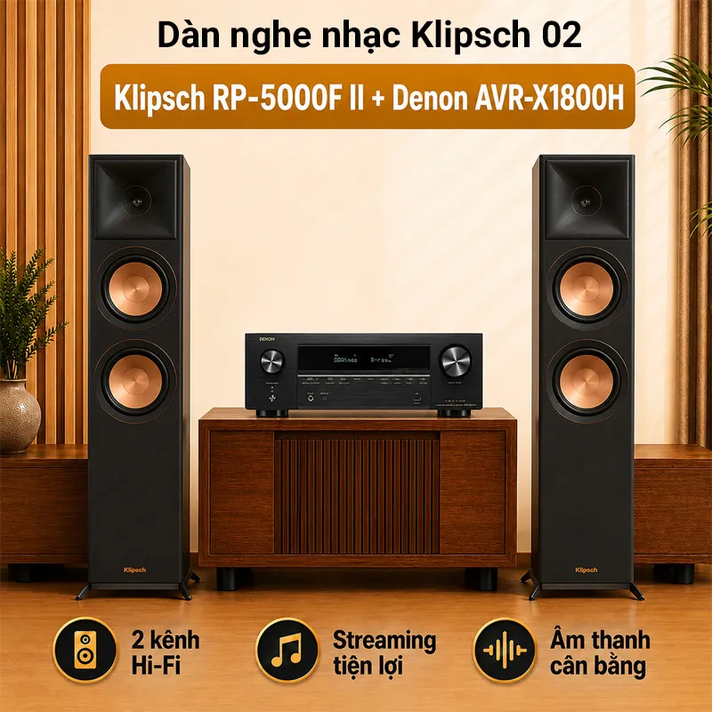 dàn nghe nhạc Klipsch 02