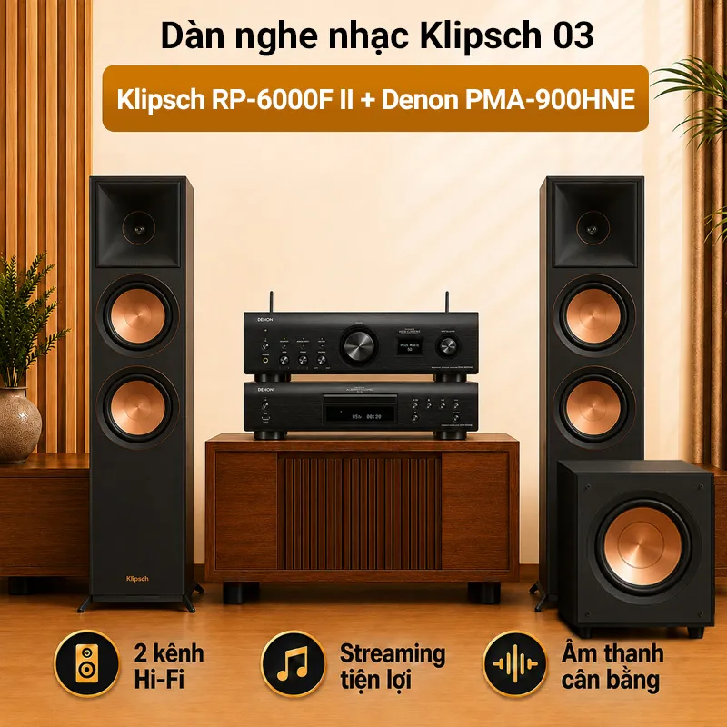 Dàn nghe nhạc Klipsch 03