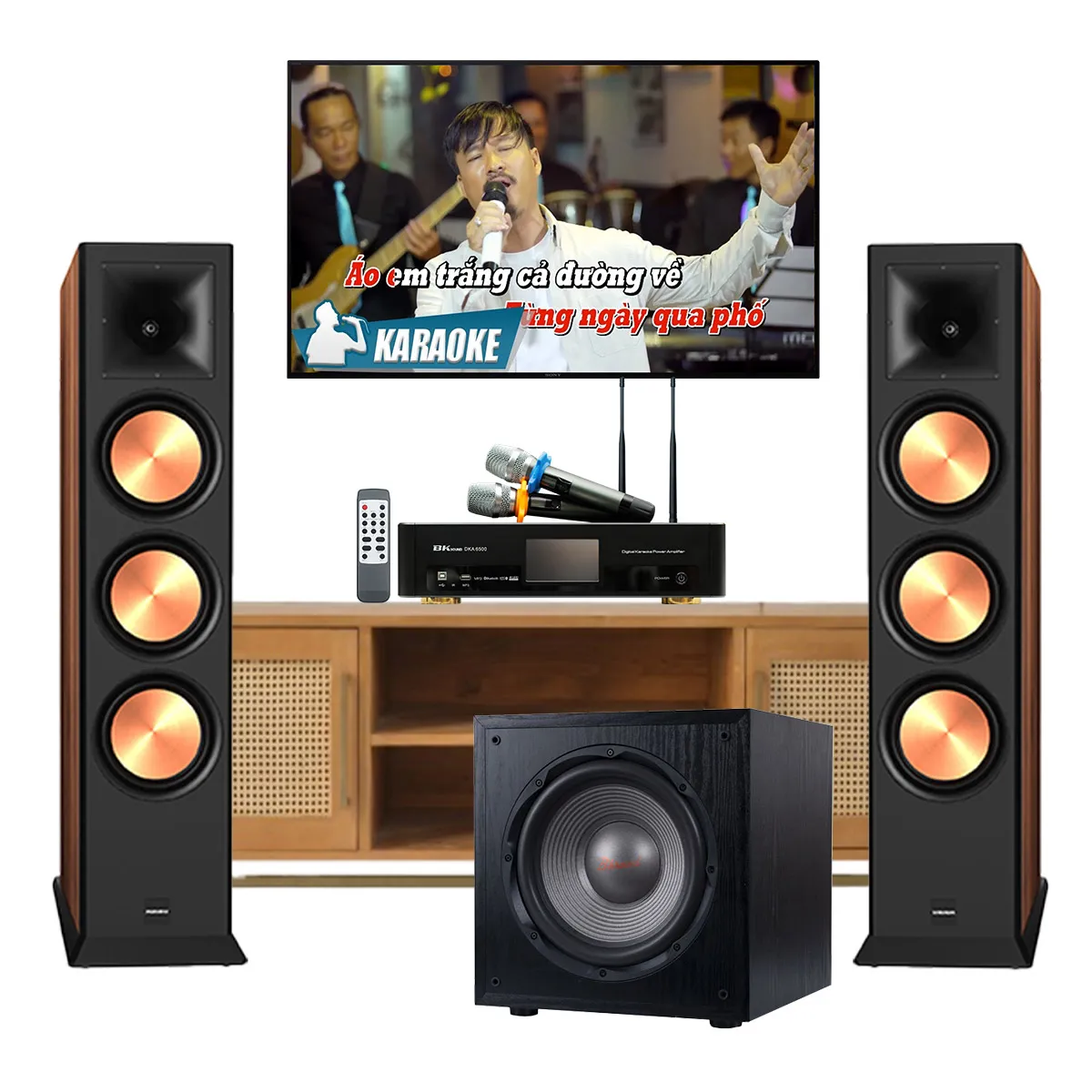 Dàn nghe nhạc và hát karaoke Paramax 08