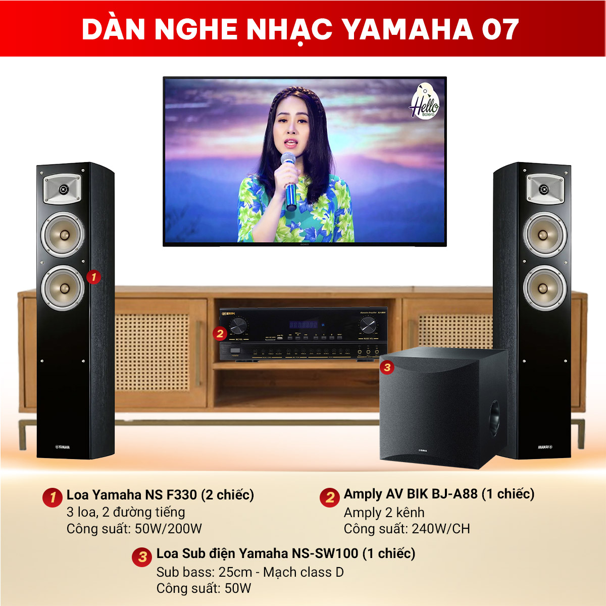 D&agrave;n nghe nhạc Yamaha 07