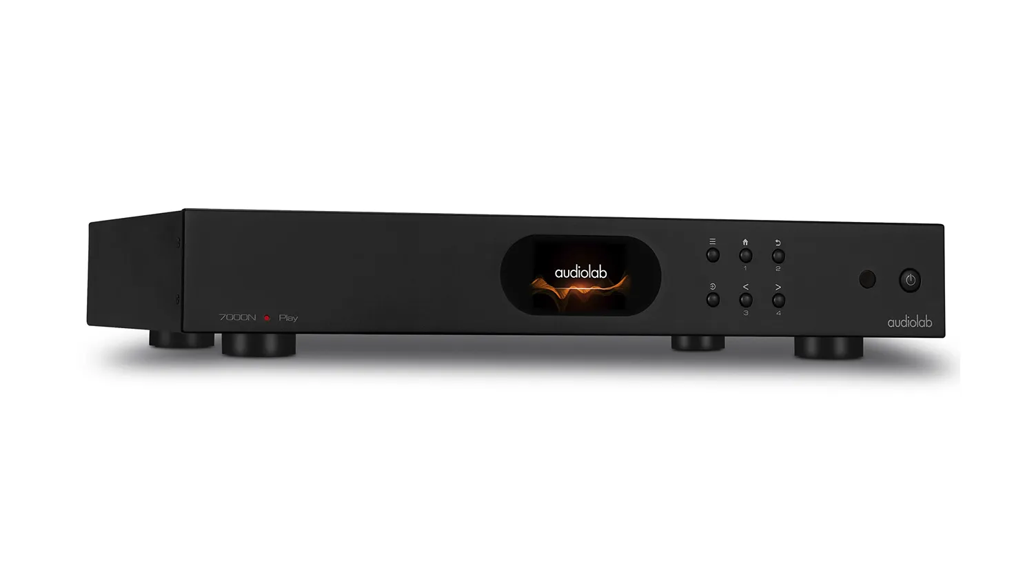 Đầu Audiolab 7000N Play màu đen nghiêng phải