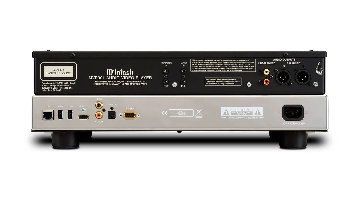 mặt sau Đầu Bluray McIntosh MVP901