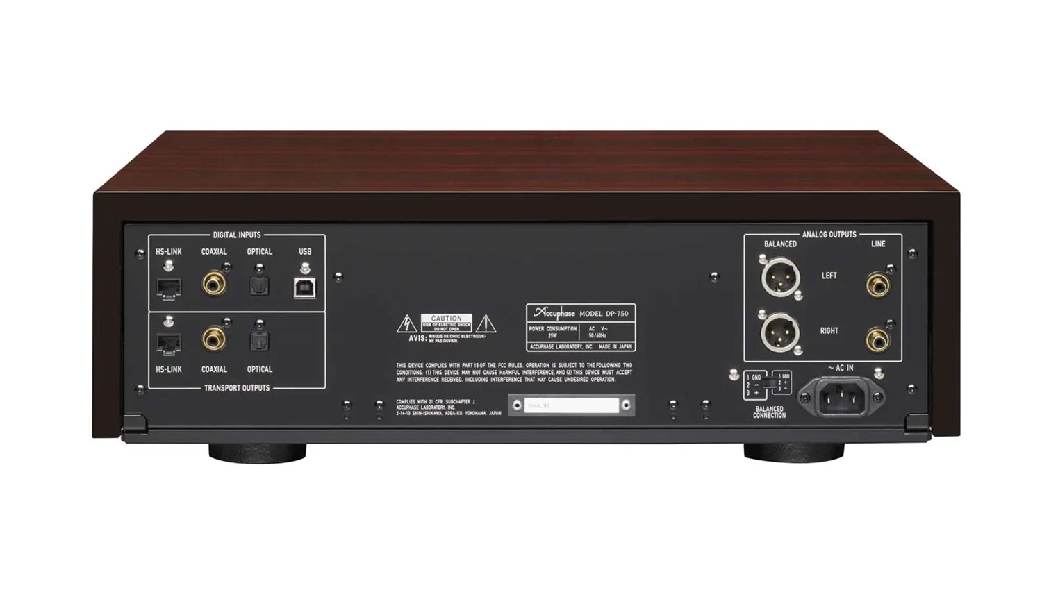 mặt sau Đầu CD Accuphase DP-750