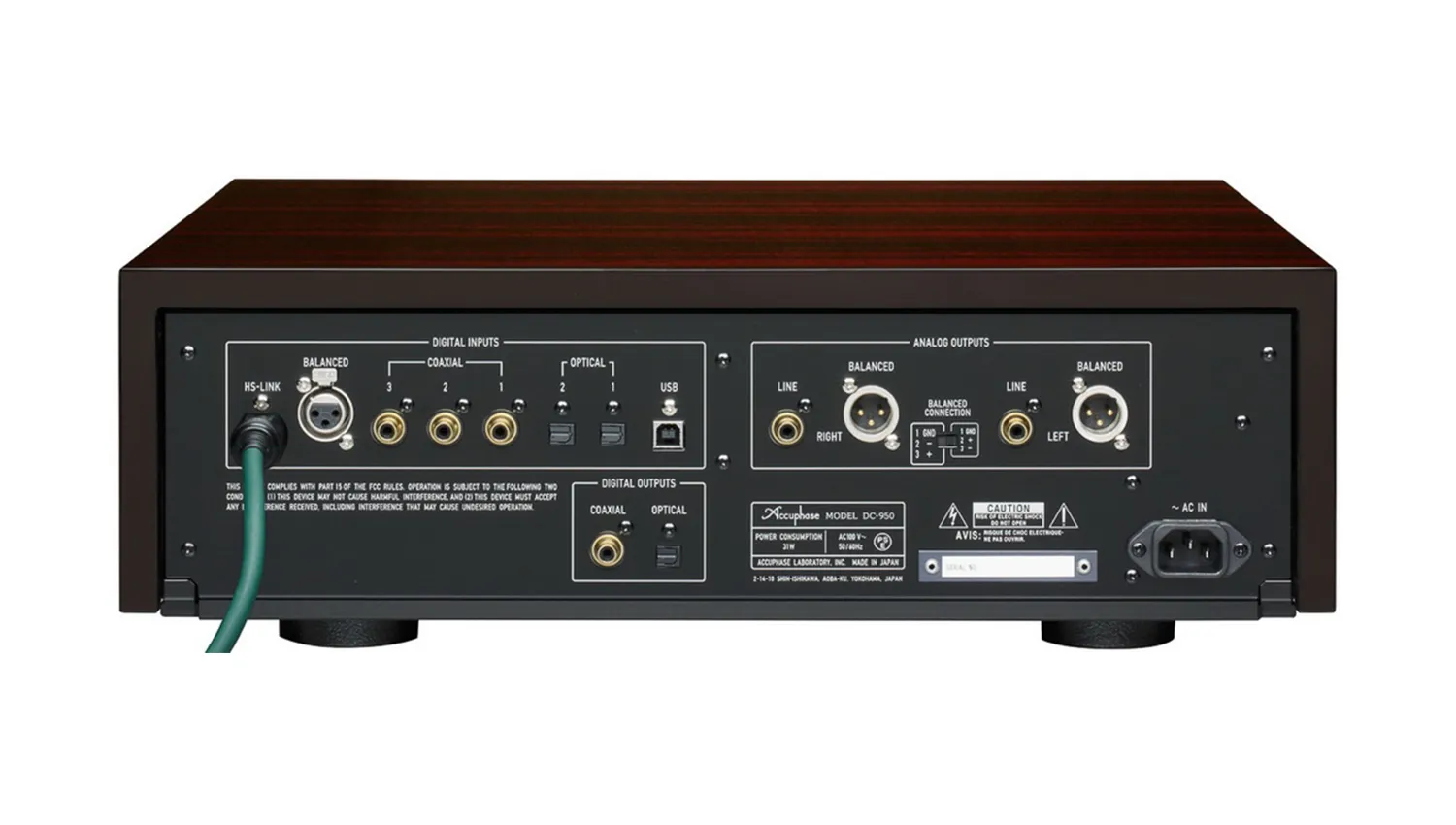 mặt sau Đầu phát CD Accuphase DP-950