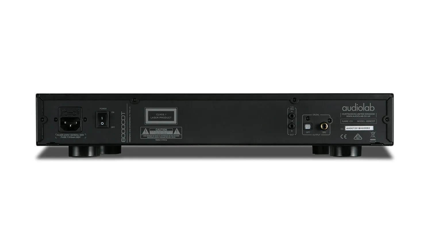 mặt sau Đầu CD Audiolab 6000CDT
