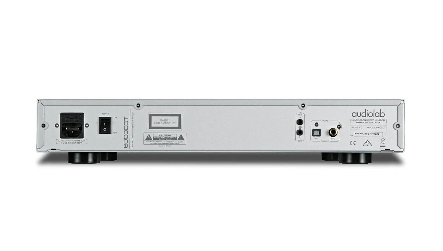 mặt sau Đầu CD Audiolab 6000CDT