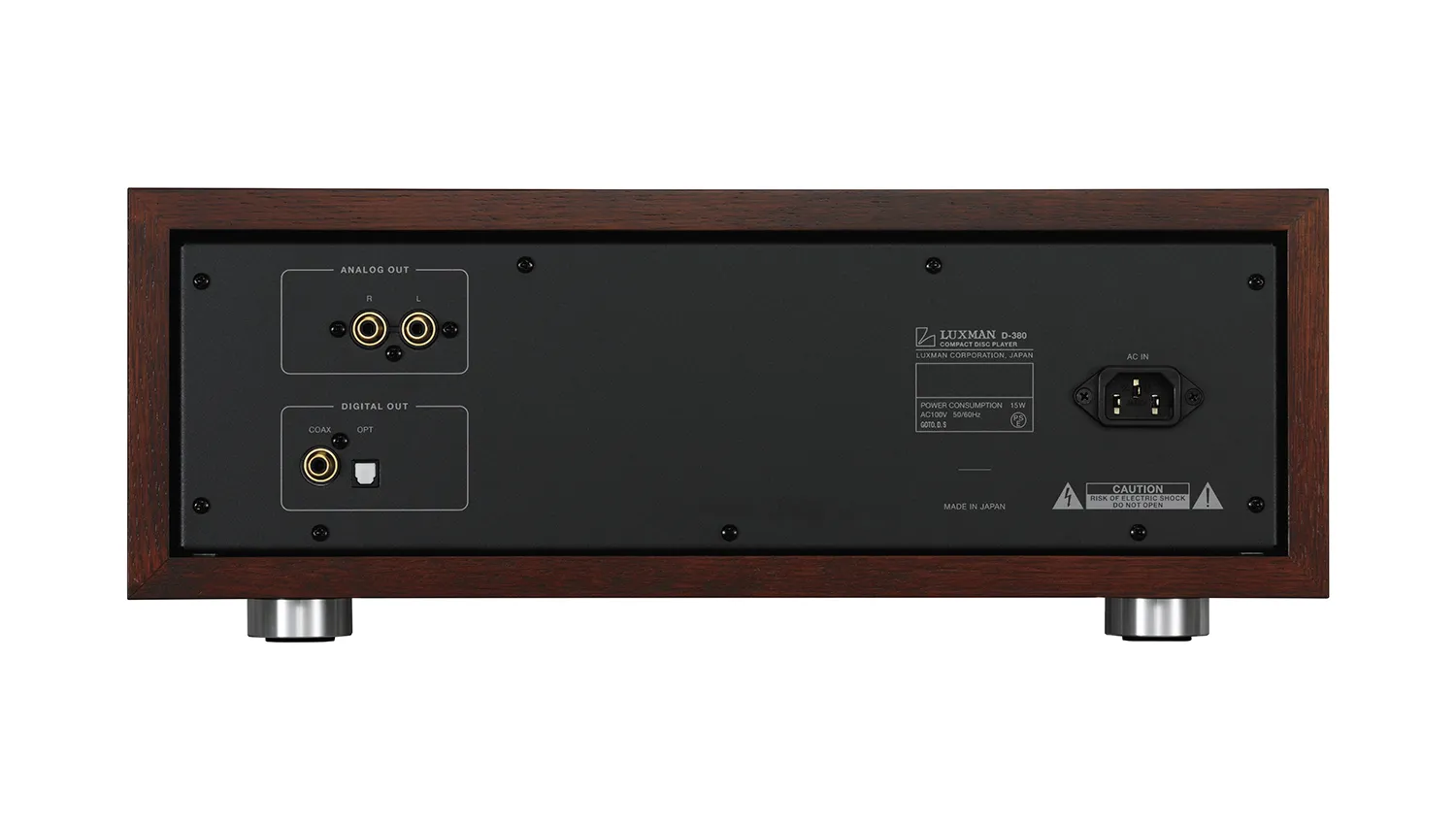 mặt sau Đầu CD Luxman D-380