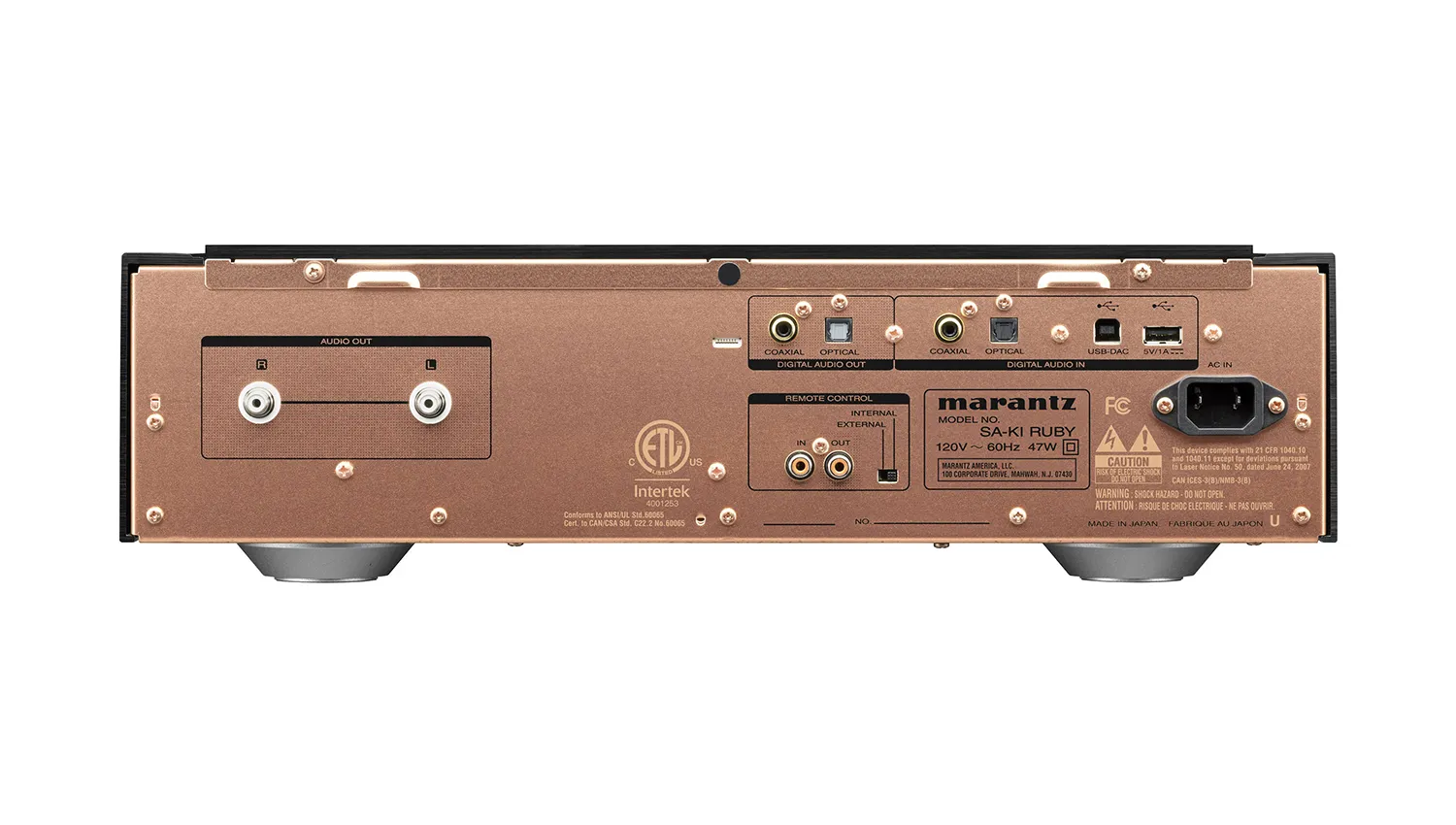 mặt sau Đầu CD Marantz SA-KI Ruby