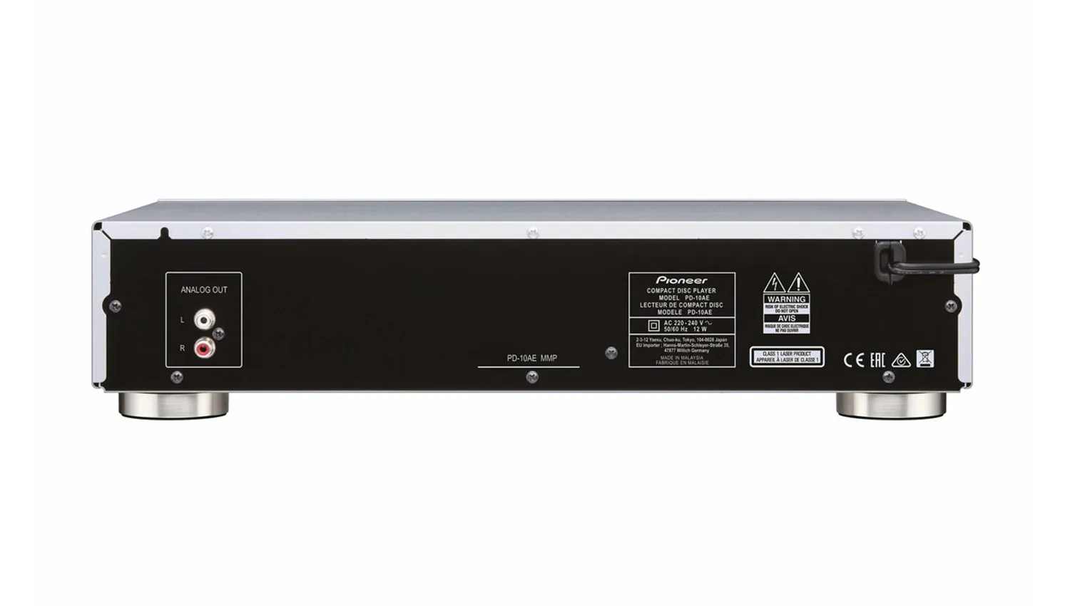 mặt sau Đầu CD Pioneer PD-10AE