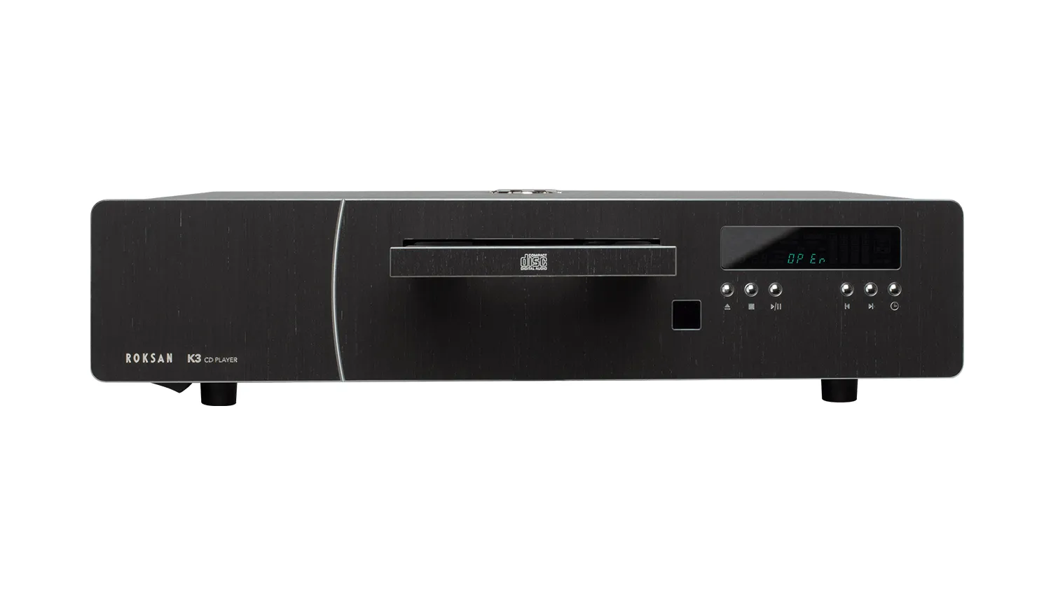 Đầu CD Roksan Kandy K3 màu đen mở khay đĩa