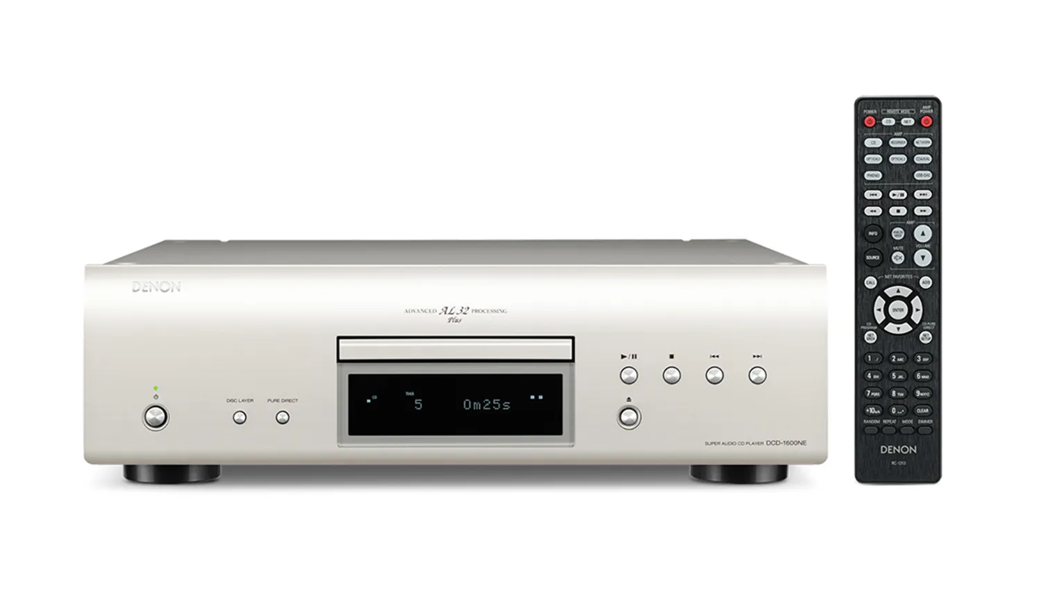 Đầu Denon DCD-1600NE màu bạc