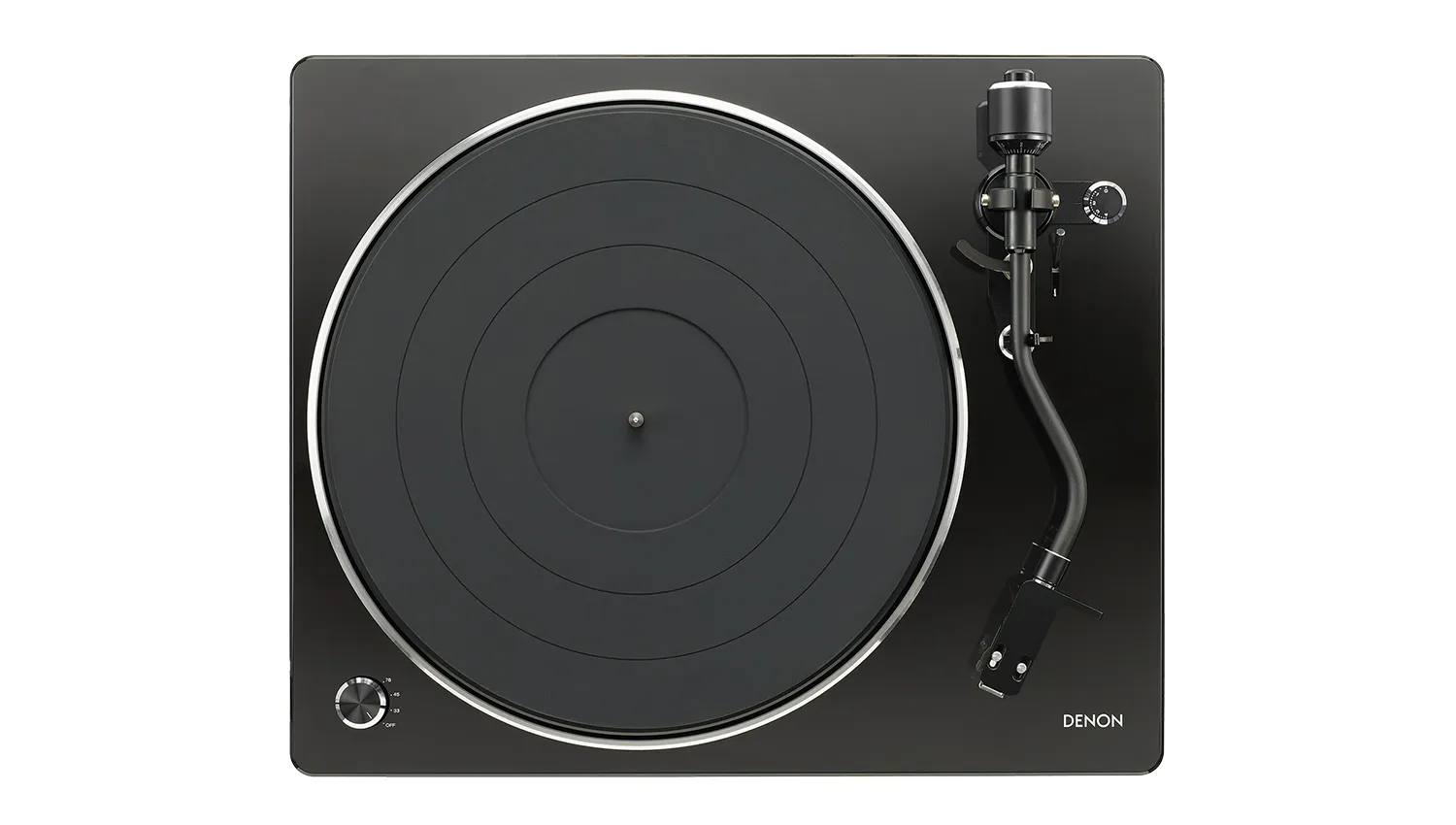 Đầu đĩa than màu đen Denon DP-400