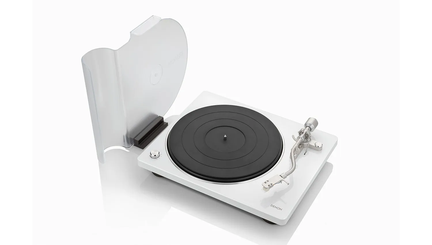 Đầu đĩa than Denon DP-400 màu trắng