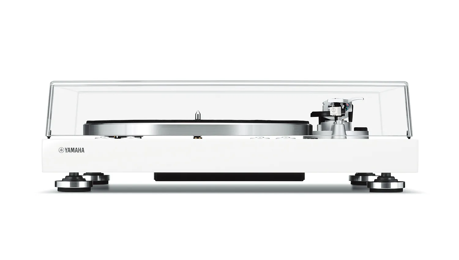 mặt trước Đầu đĩa than Yamaha TT-N503 màu trắng