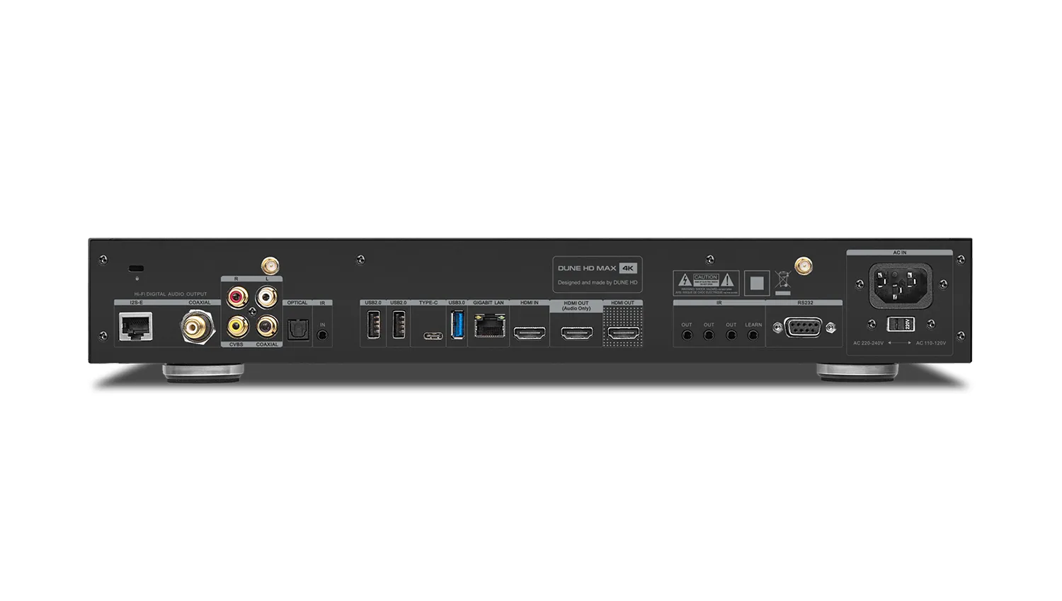 mặt sau Đầu Dune HD Max 4K