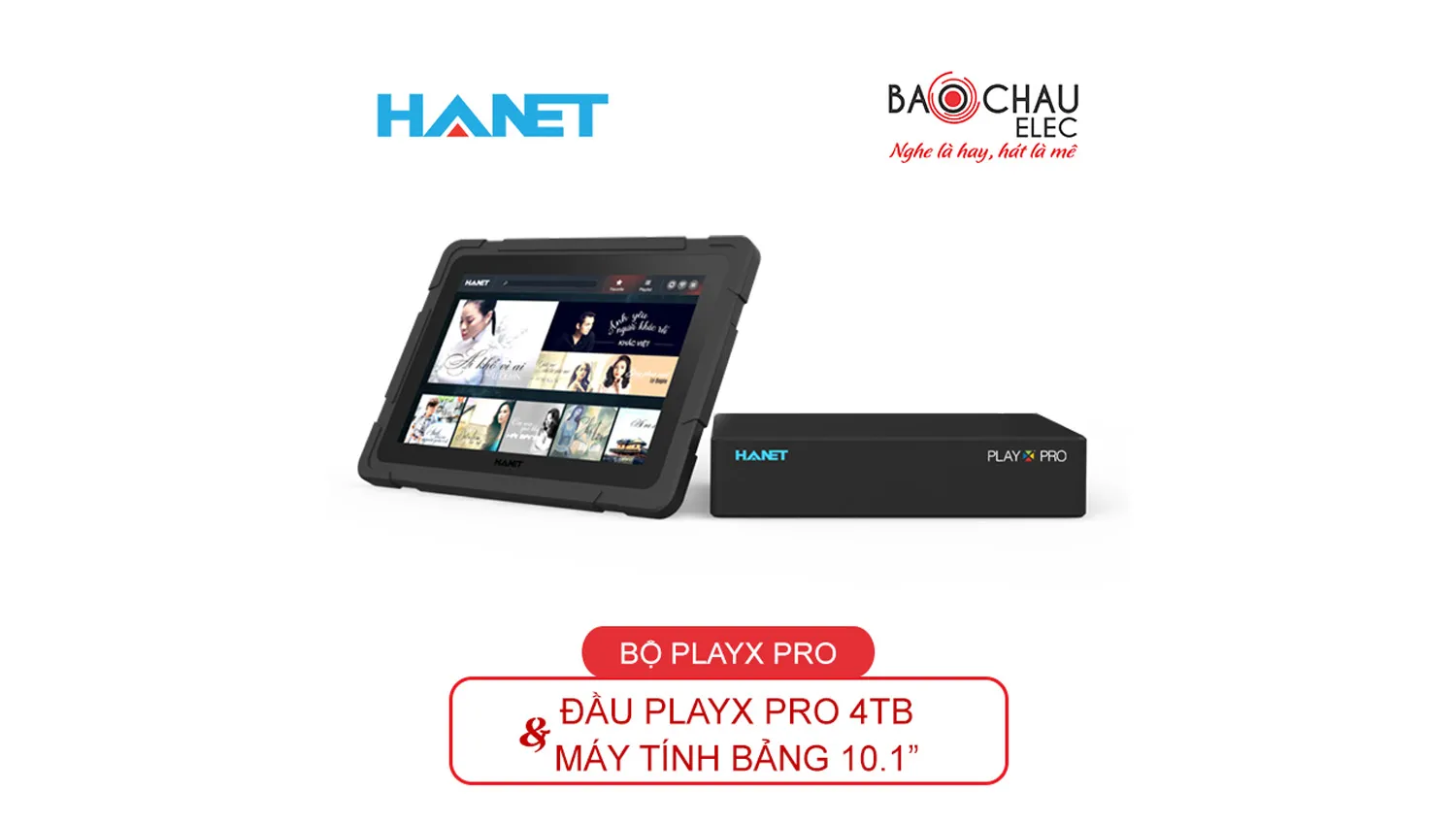 Combo Hanet (đầu PlayX Pro 4TB + Smarlist 10inch)