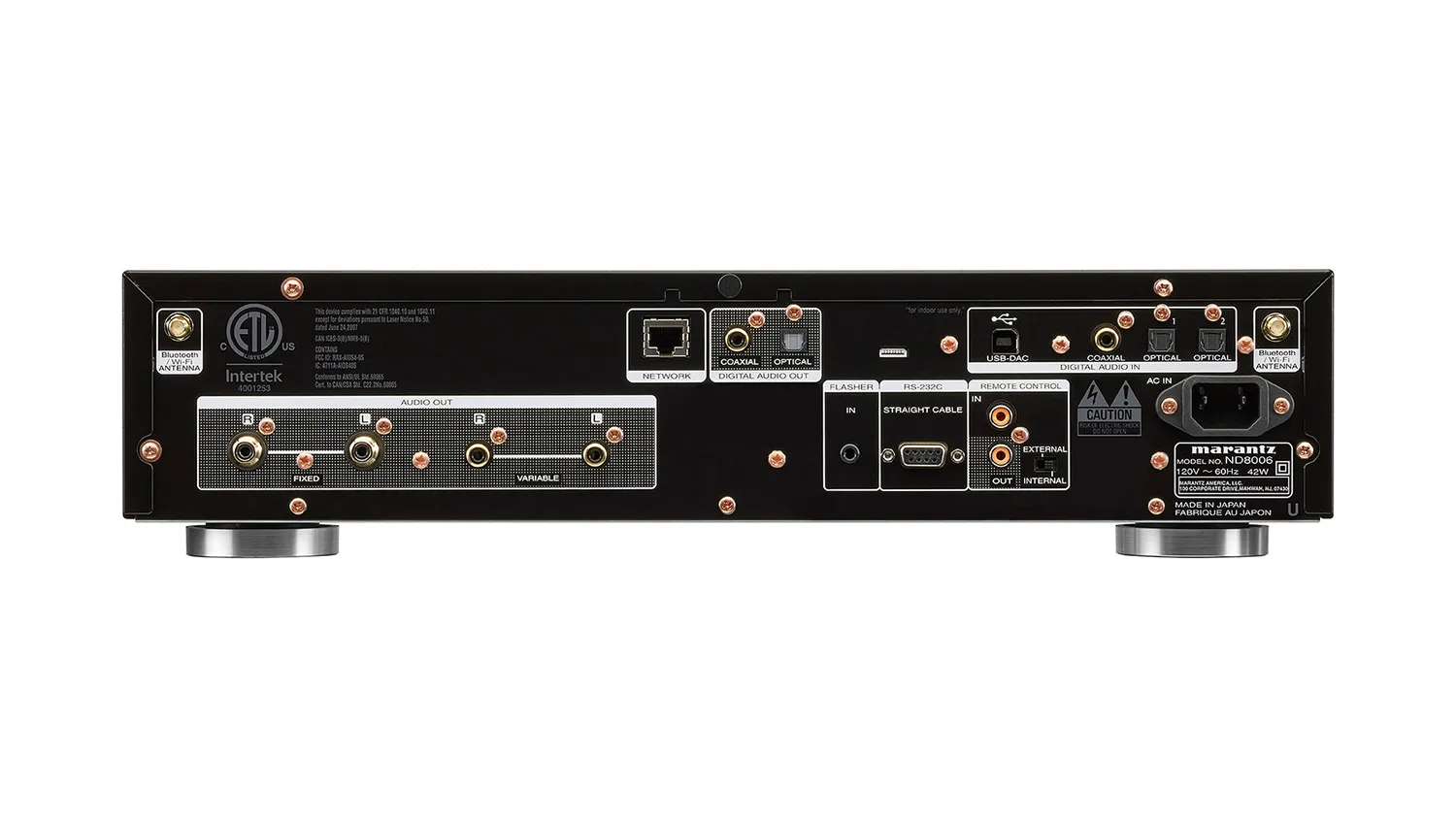 mặt sau Đầu Marantz ND8006