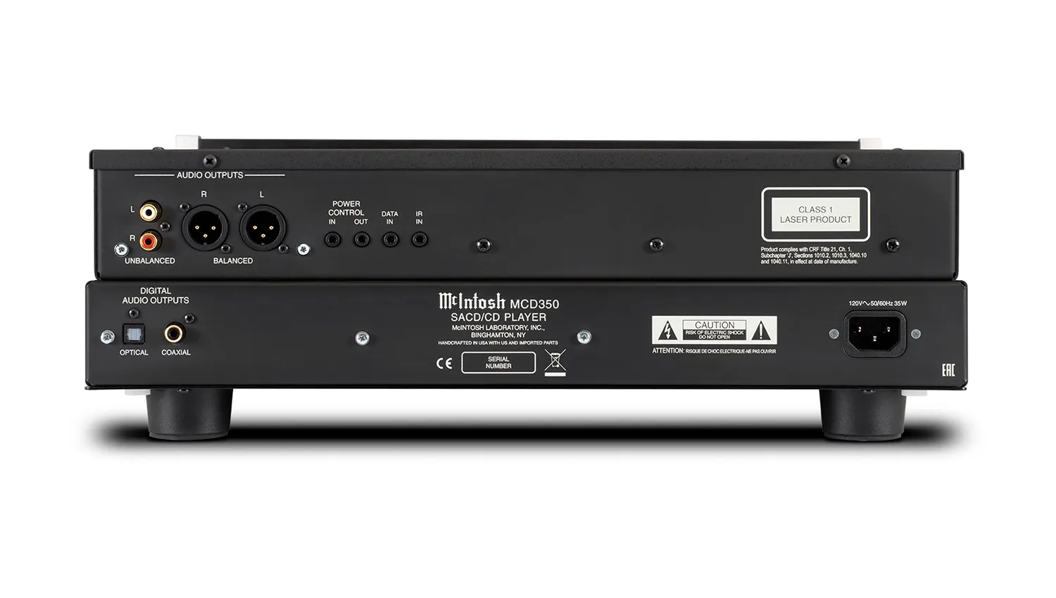 mặt sau Đầu SACD/CD McIntosh MCD350