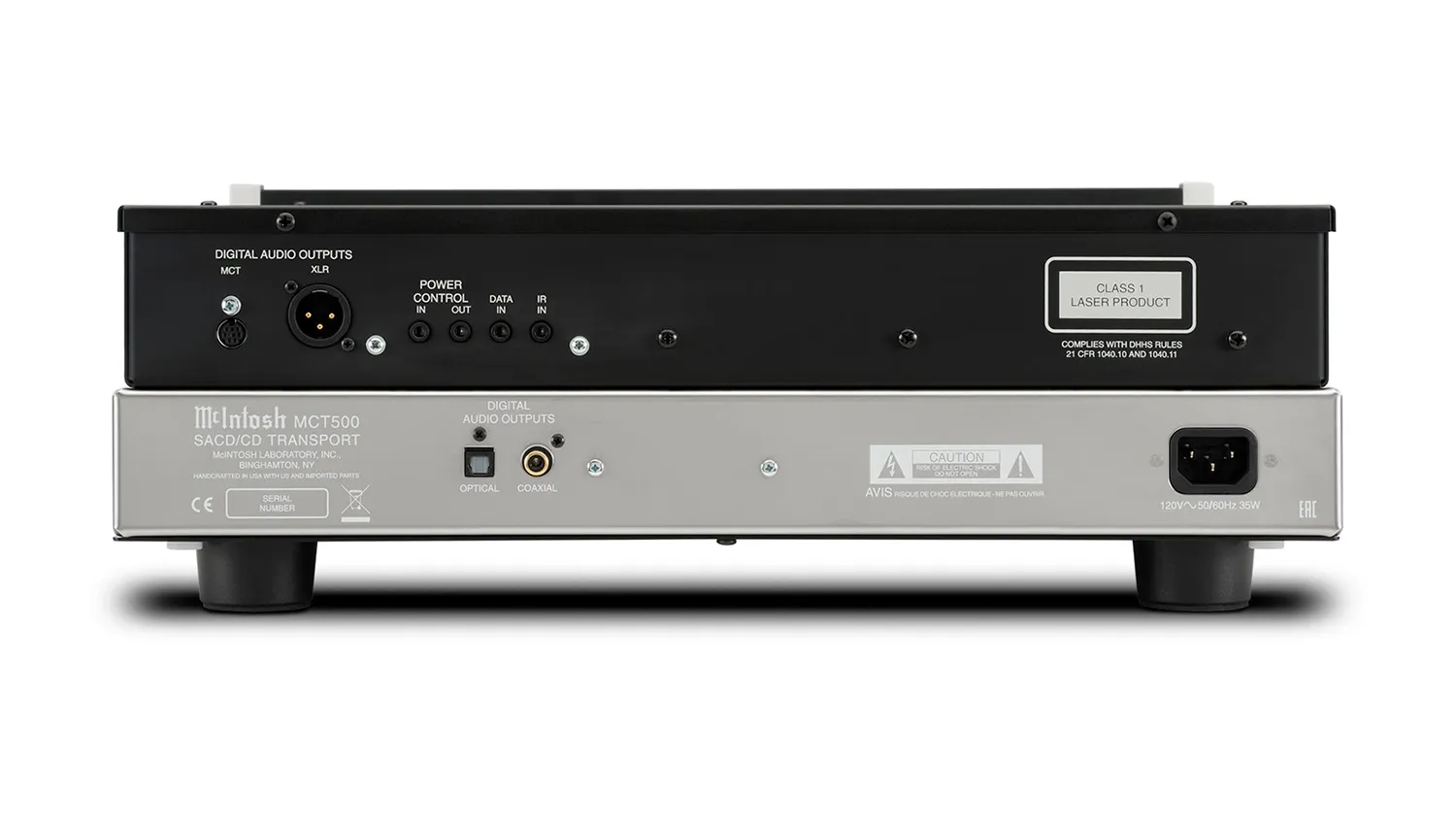 mặt sau Đầu SACD/CD McIntosh MCT500