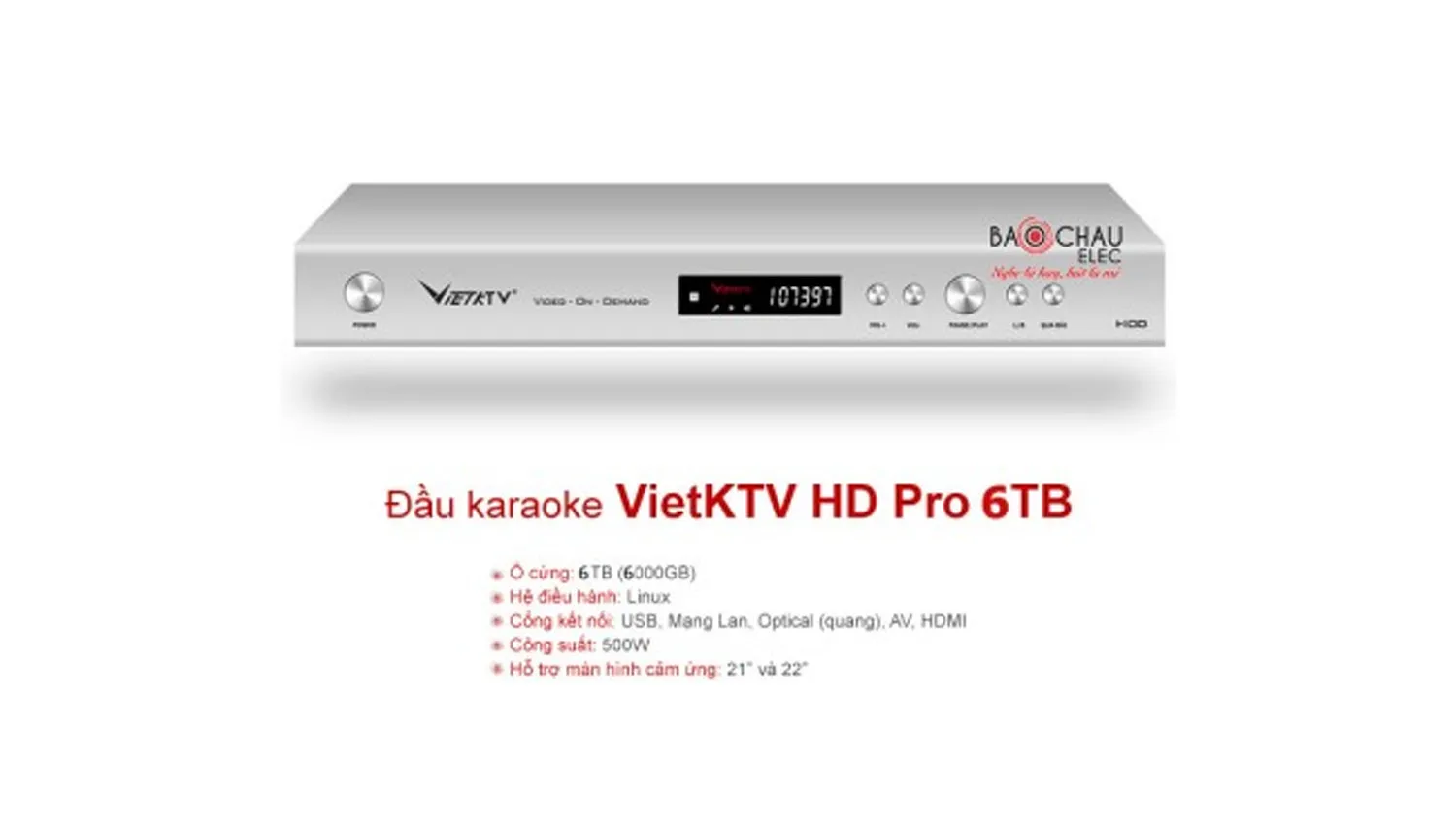 Đầu VietKTV HD Pro 6TB
