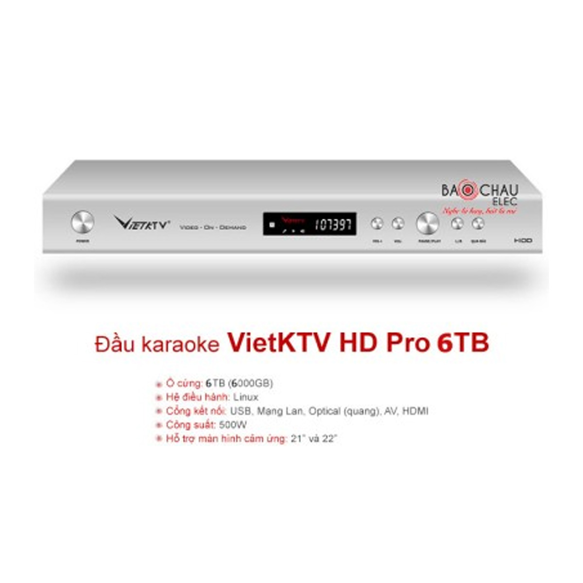 Đầu VietKTV HD Pro 6TB