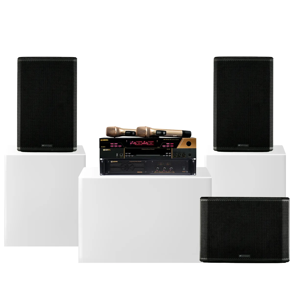 Dàn karaoke gia đình dBTechnologies 18 (dBTechnologies LVXP15, LVX PSW15, BIK VM830A, BIK VK-R51, BJ-U600) - Hình 2