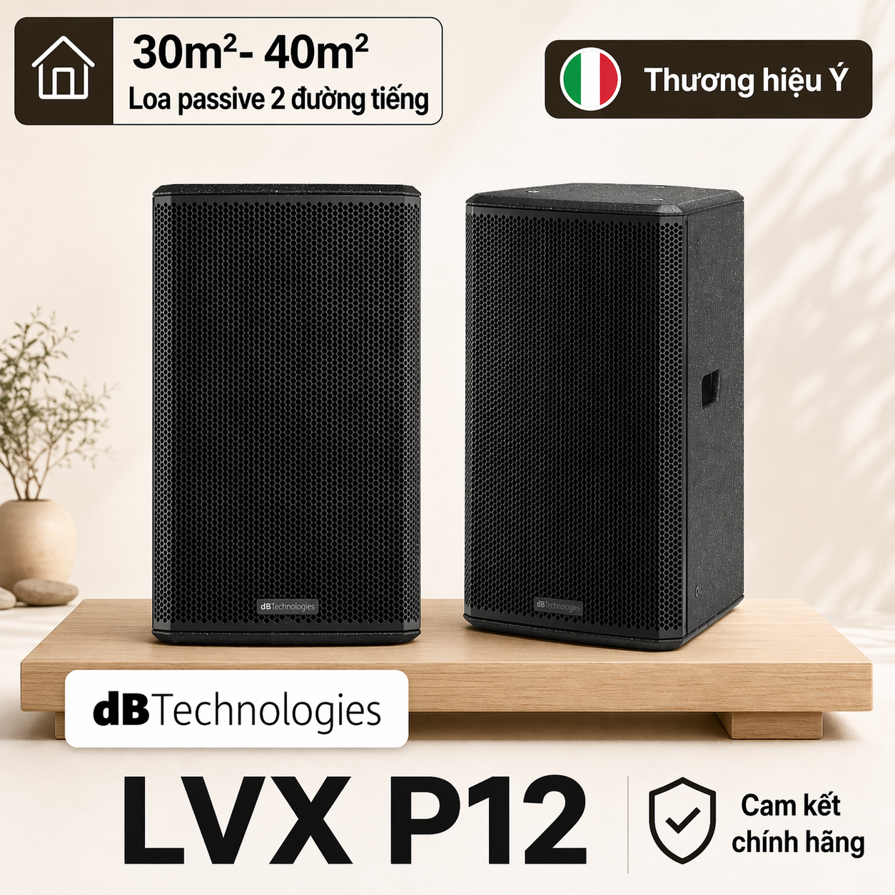 Loa dBTechnologies LVX P12 (Bass 30cm, 800W, Passive)