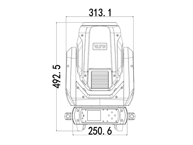 Đ&egrave;n Moving Head Mini VLTG TV-NE380