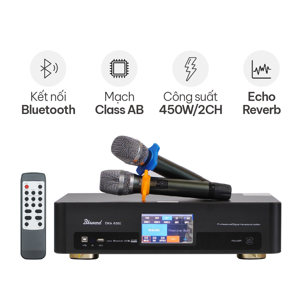 Digital Karaoke Power Amplifier Bksound DKA 6500