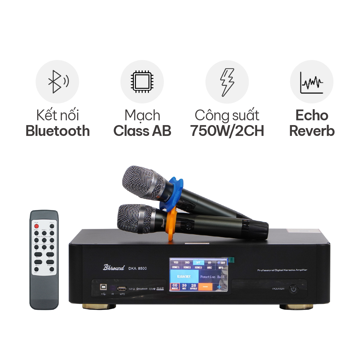 Digital Karaoke Power Amplifier Bksound DKA 8500