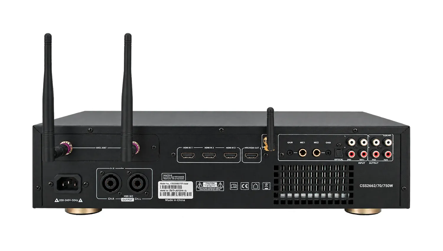Digital Karaoke Power Amplifier Philips CSS2662/70/750W