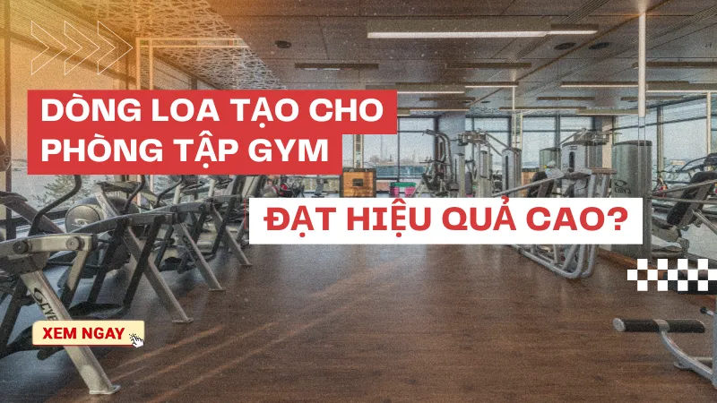 Dòng Loa Nào Tạo Cho Phòng Tập Gym Đạt Hiệu Quả Cao?