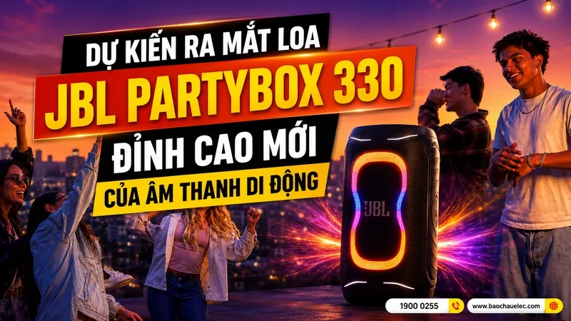 Dự kiến ra mắt loa JBL Partybox 330