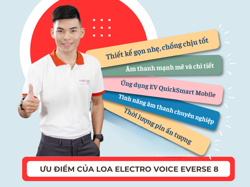 Đ&aacute;nh gi&aacute; Loa Electro Voice Everse 8 chuẩn nhất 2025!