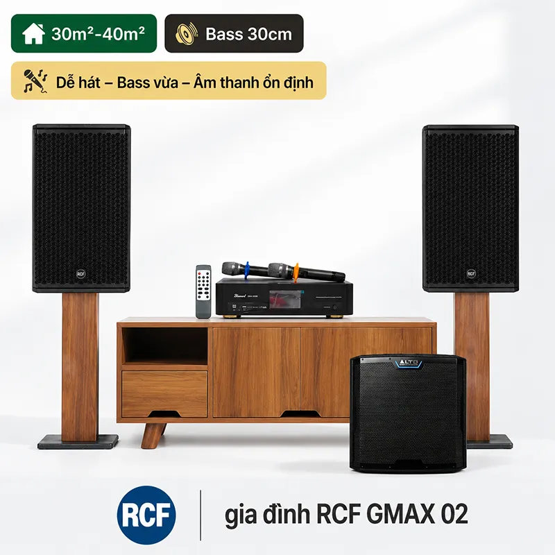 Dàn karaoke gia đình RCF GMAX 02