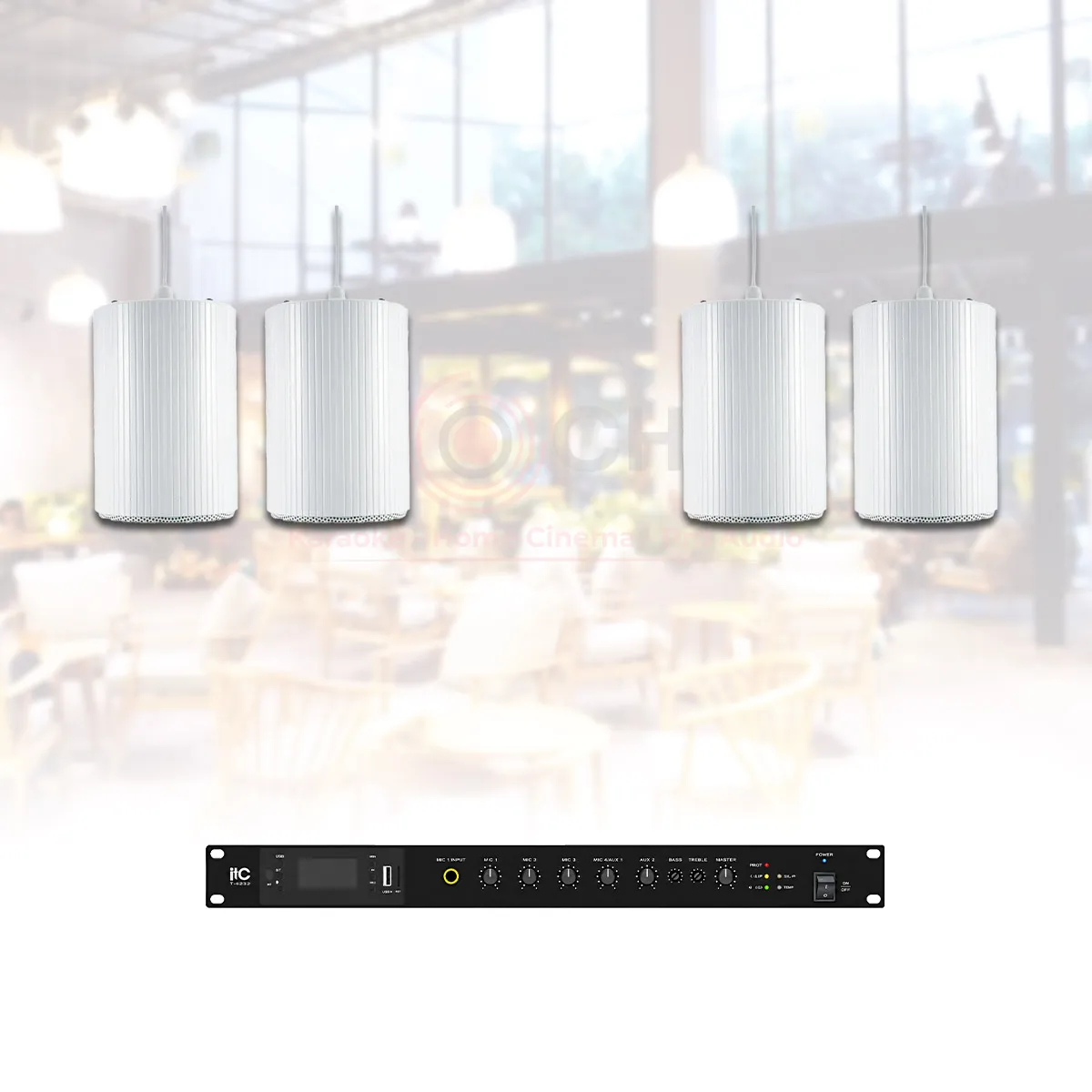 Hệ Thống Âm Thanh Nhạc Nền Quán Cafe, Nhà Hàng, Shop, Spa ITC 09