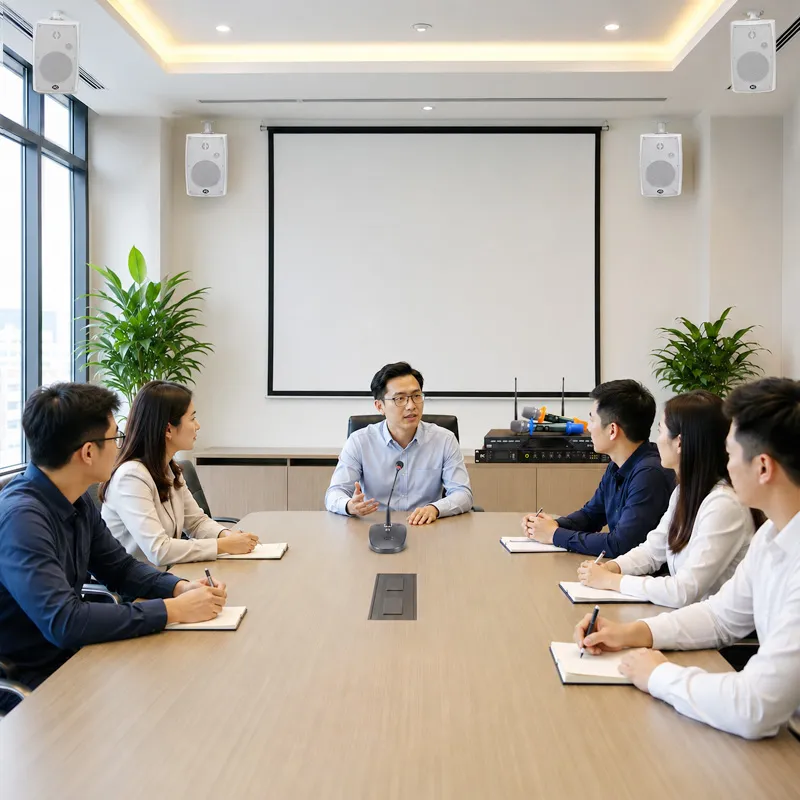 Hệ thống âm thanh phòng họp, hội thảo 50-80m2