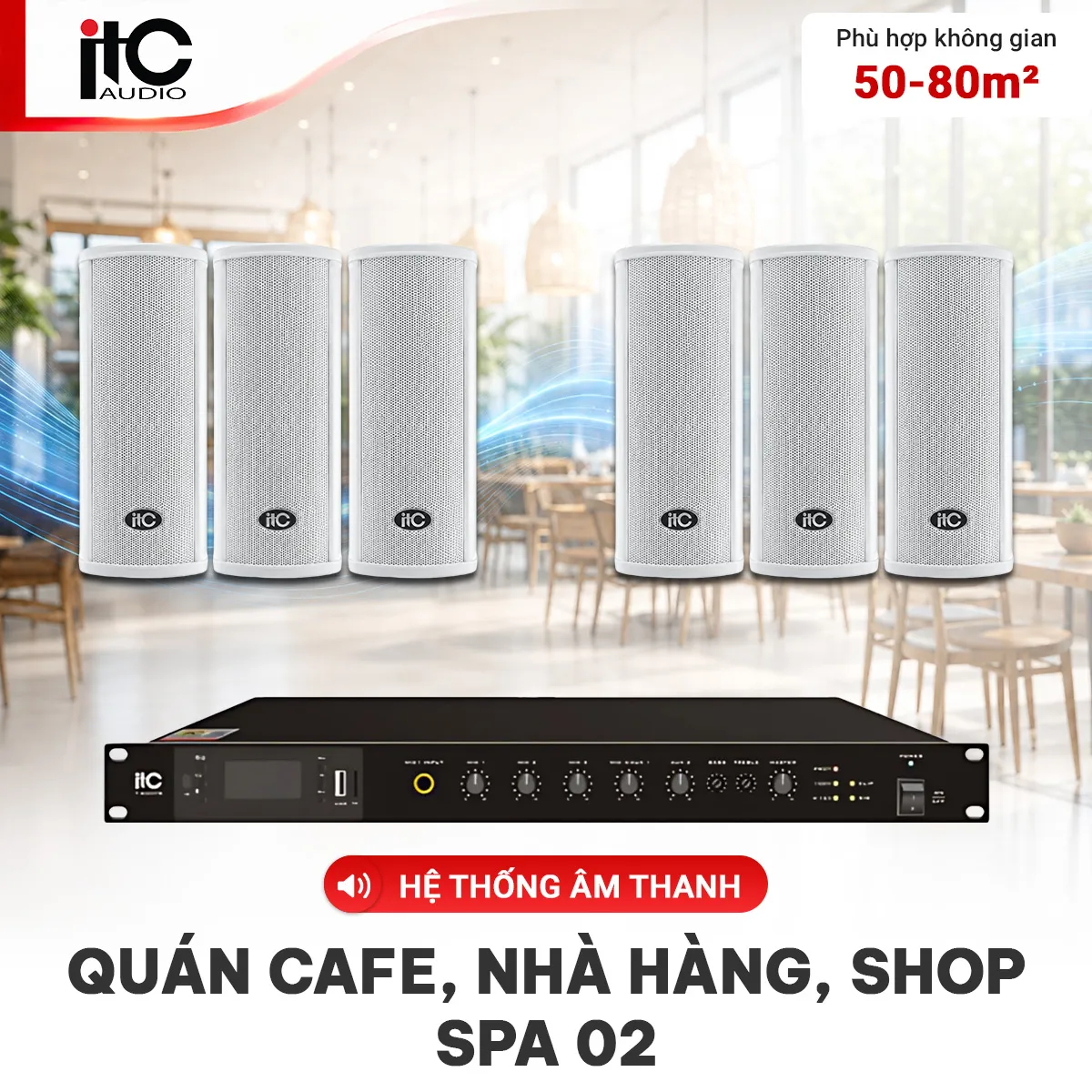 Hệ Thống Âm Thanh Quán Cafe, Nhà Hàng, Shop, Spa 02