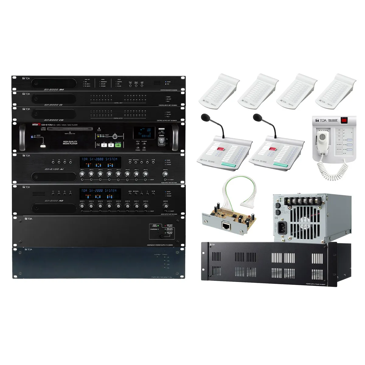 Hệ thống âm thanh thông báo TOA SX2000