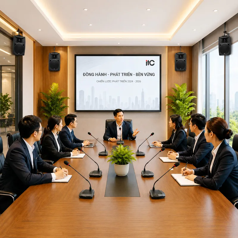 Hệ thống âm thanh thông báo hội nghị, phòng họp 06